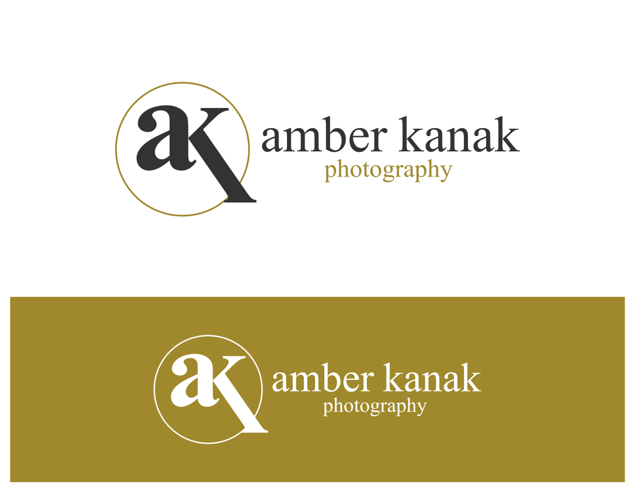 Logo Design by DesignMonkeyBH for Amber Kanak Photography | Design #16648659