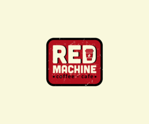 Red Machine Coffee - Cafe | Diseño de Logo por Anekaa