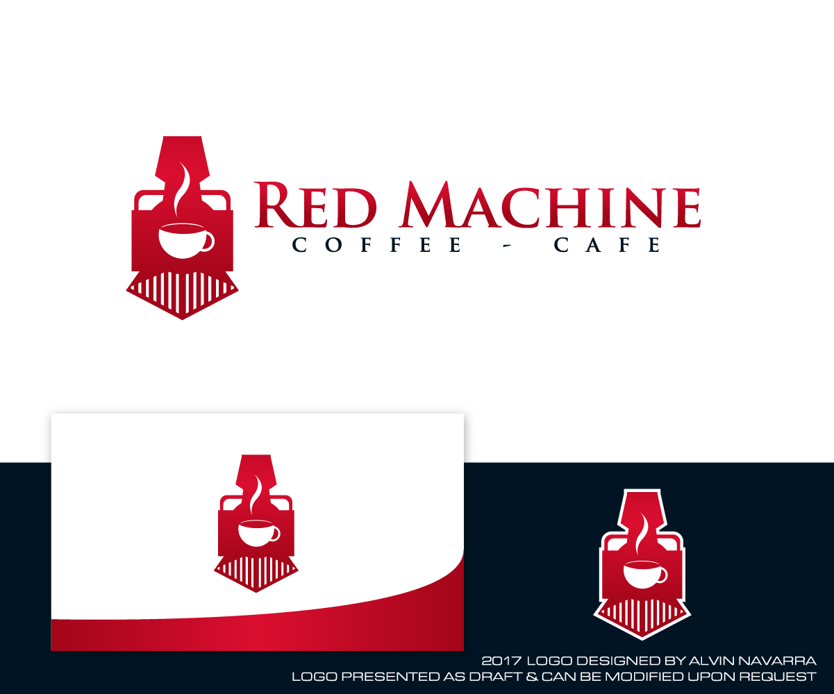 Logo Design by alvinnavarra for Red Machine Coffee | Design #16667537