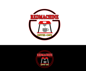 Logo Design by emehnemz for Red Machine Coffee | Design #16669976