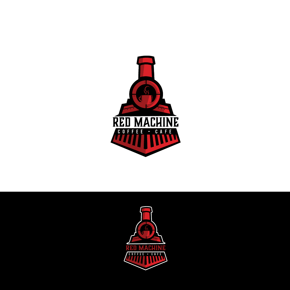 Logo Design by MiljanaSt for Red Machine Coffee | Design #16665422