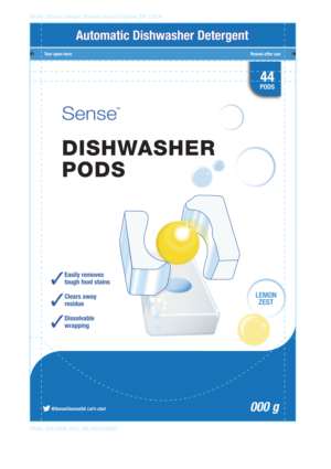 Sense Dishwasher Pods (Pack design) * | Diseño de Empaque por Designer Mate