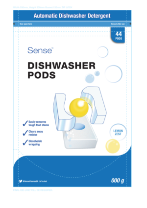 Sense Dishwasher Pods (Pack design) * | Packaging Design by Designer Mate