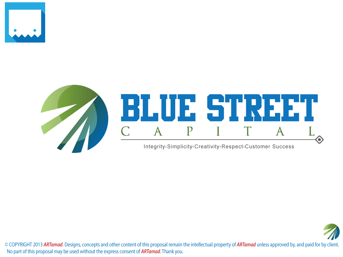 Diseño de Logo por ARTMD para Blue Street Capital | Diseño #2690060