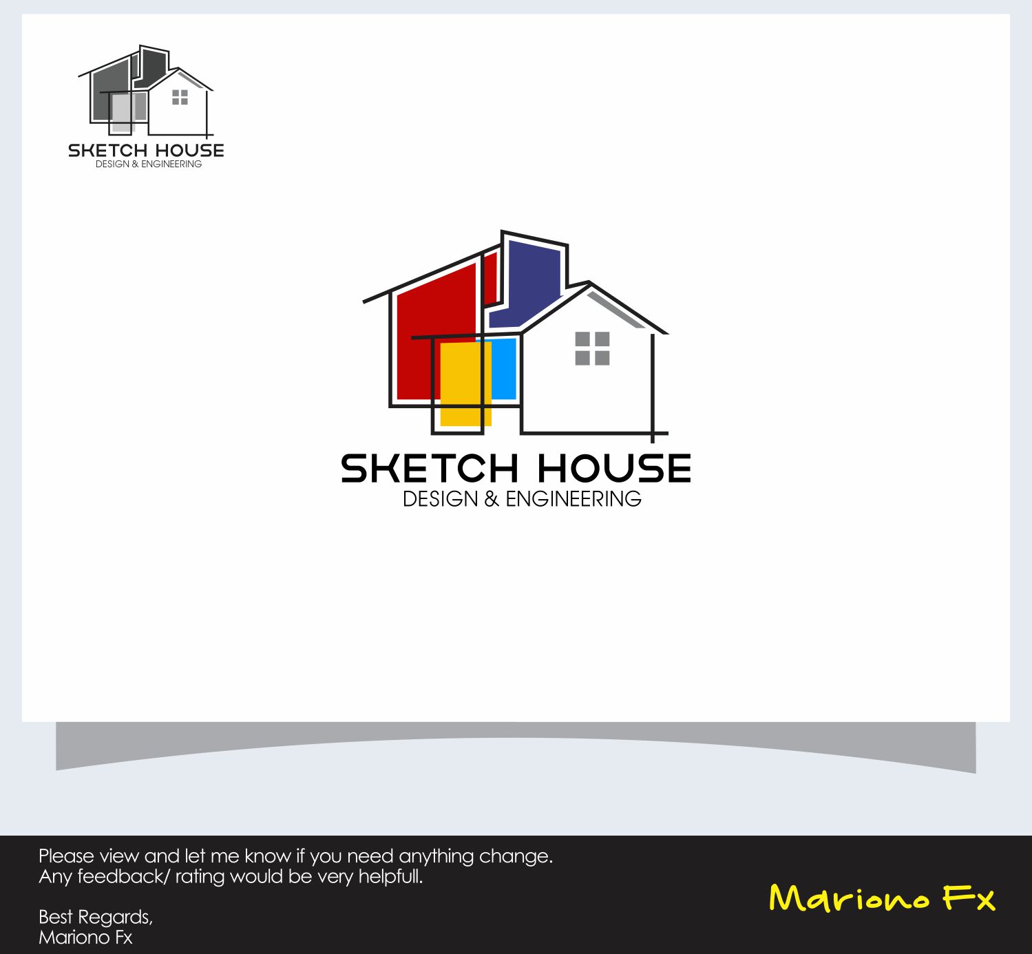 Logo Design by Mariono Fx for Sketch House Pty Ltd | Design #16708597