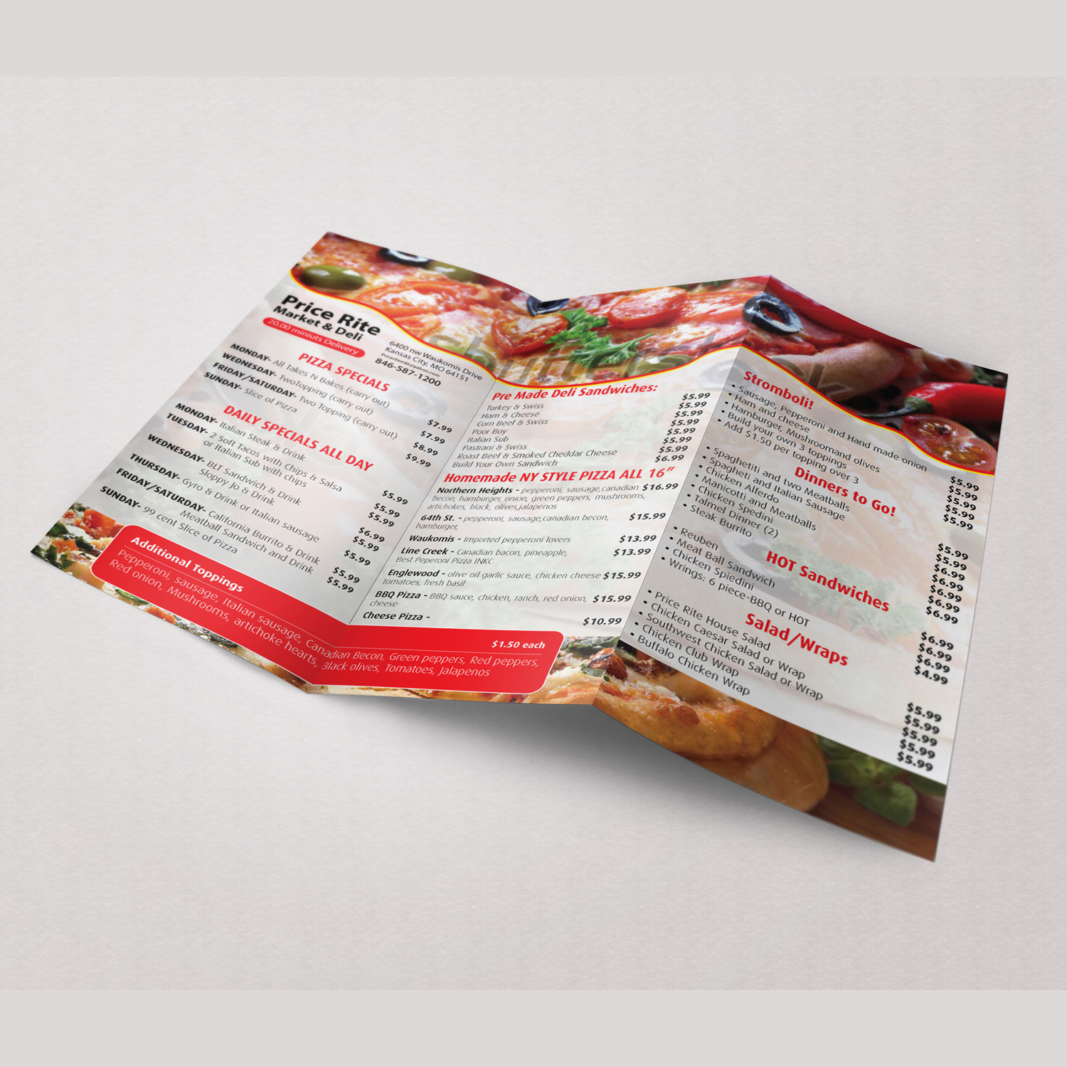 Design de Menu par technotecdesign pour ce projet | Design : #16665119