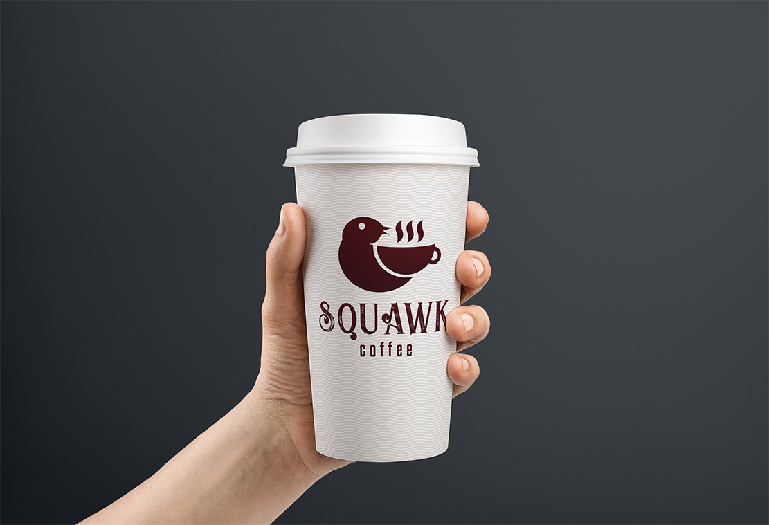Diseño de Logo por B.Tibéri para Squawk Coffee | Diseño #16675572