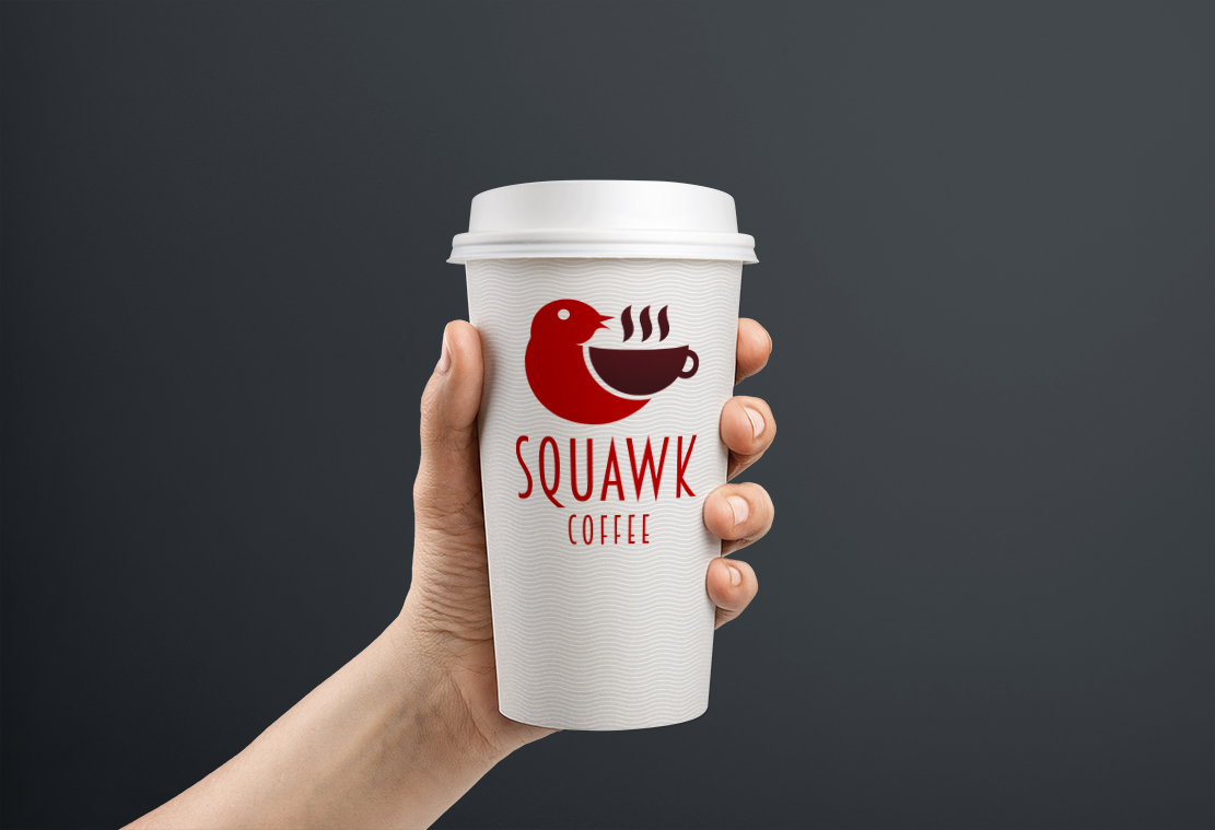 Logo Design by B.Tibéri for Squawk Coffee | Design #16675849