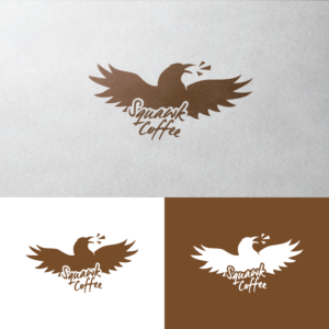 Logo-Design von BRAT Studio für Squawk Coffee | Design: #16664761