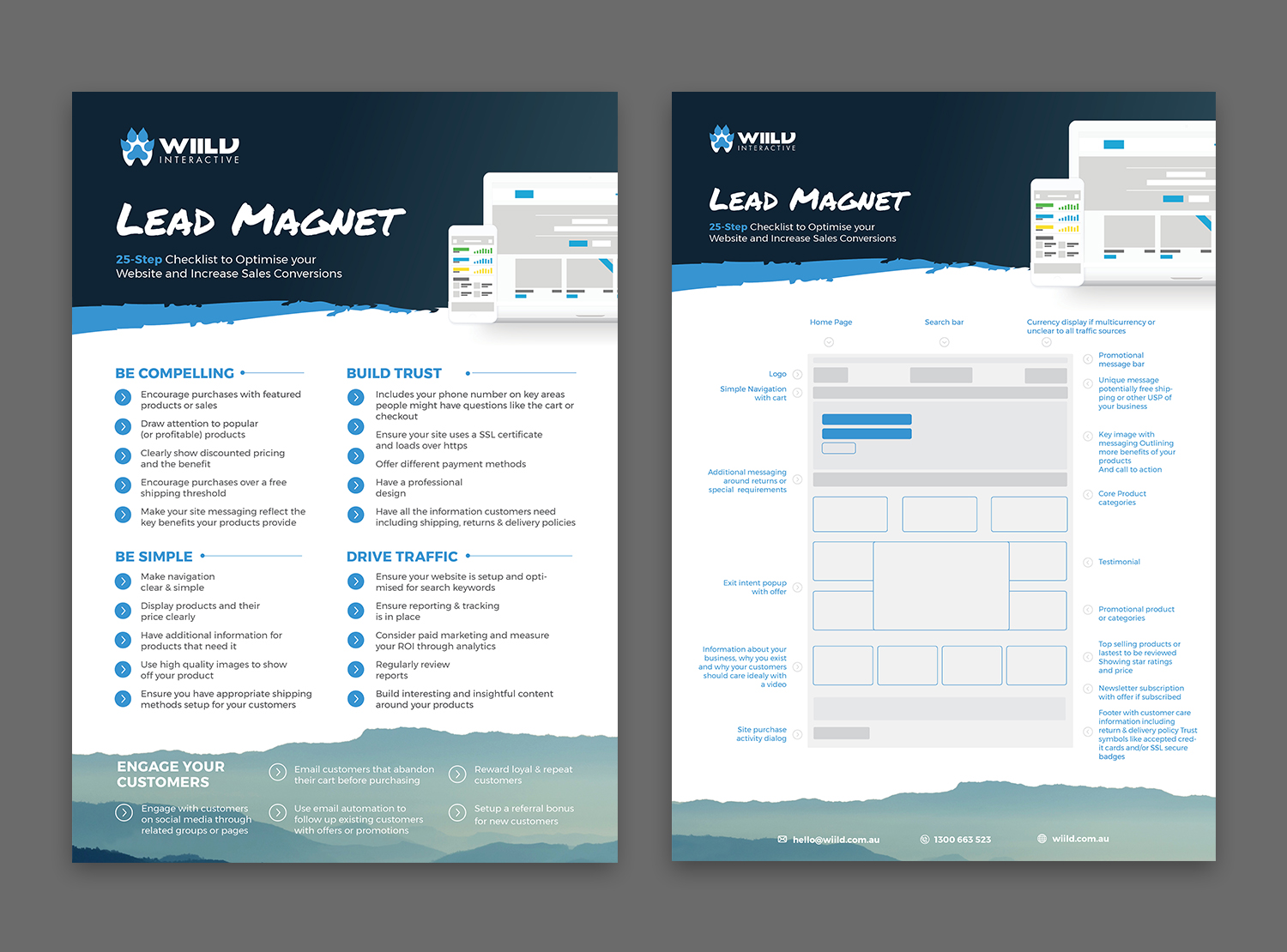 digital brochure design for wiild interactive pty ltd by faton digital brochure