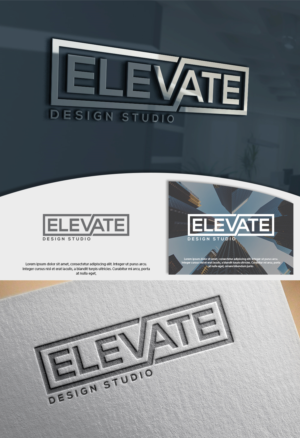 Logo Design by Renewable for Elevate Design Studio | Design: #16664694