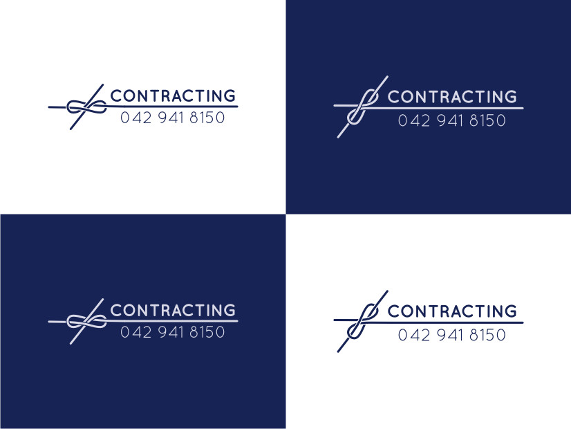 Logo Design by Atvento Graphics for Figure eight contracting  | Design #16717308