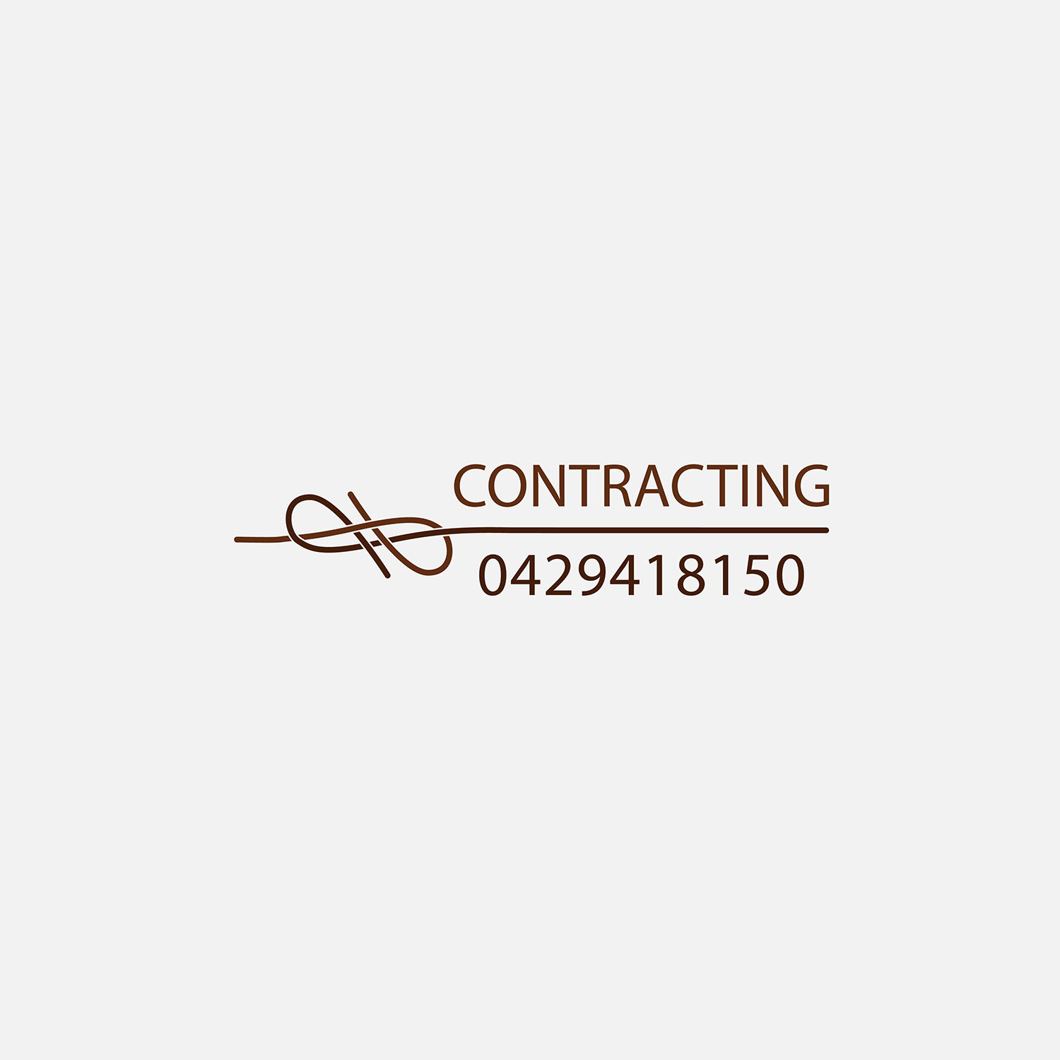 Logo Design by LaVitaBella67 for Figure eight contracting  | Design #16766825