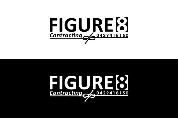 Logo Design by NATURAL SRI for Figure eight contracting  | Design #16716383