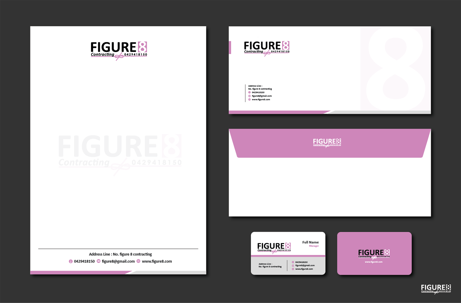 Design de Logo par NATURAL SRI pour Figure eight contracting  | Design #16737587