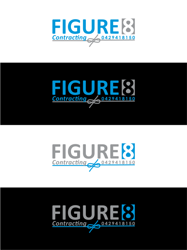 Logo-Design von NATURAL SRI für Figure eight contracting  | Design #16752436
