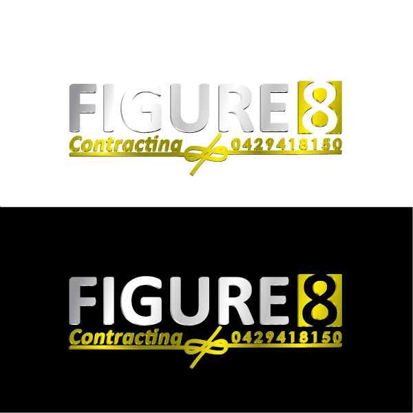Logo Design by NATURAL SRI for Figure eight contracting  | Design #16753207