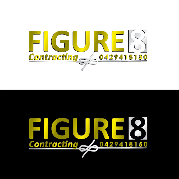 Logo-Design von NATURAL SRI für Figure eight contracting  | Design #16755375