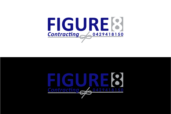 Logo Design by NATURAL SRI for Figure eight contracting  | Design #16775938