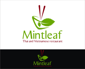Mintleaf Thai and Vietnamese restaurant | Logo Design by Soul Light