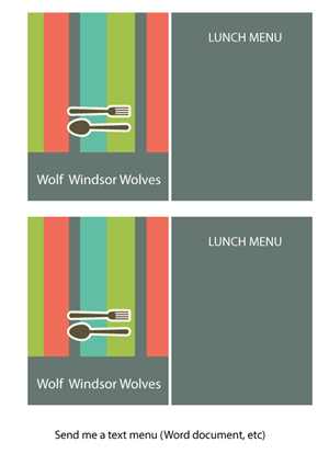 Menu Design by OCP