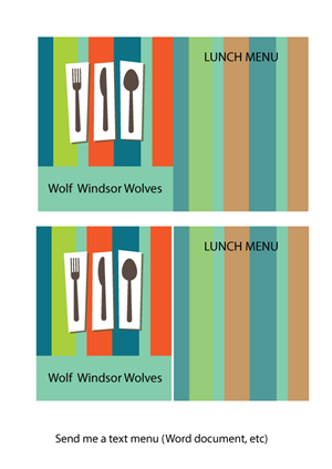 Menu Design by OCP for this project | Design #2698841