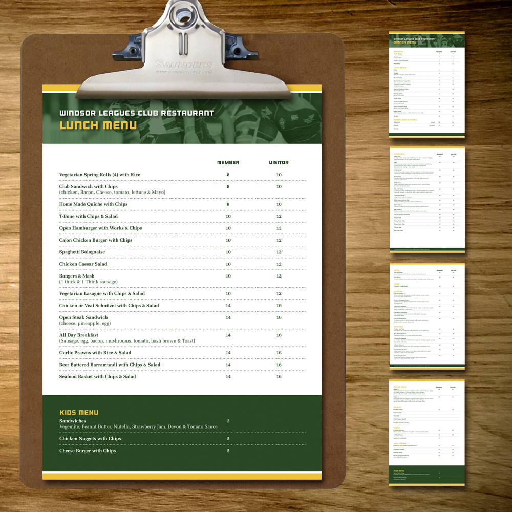 Menu Design by Melissa Taylor for this project | Design #2669840