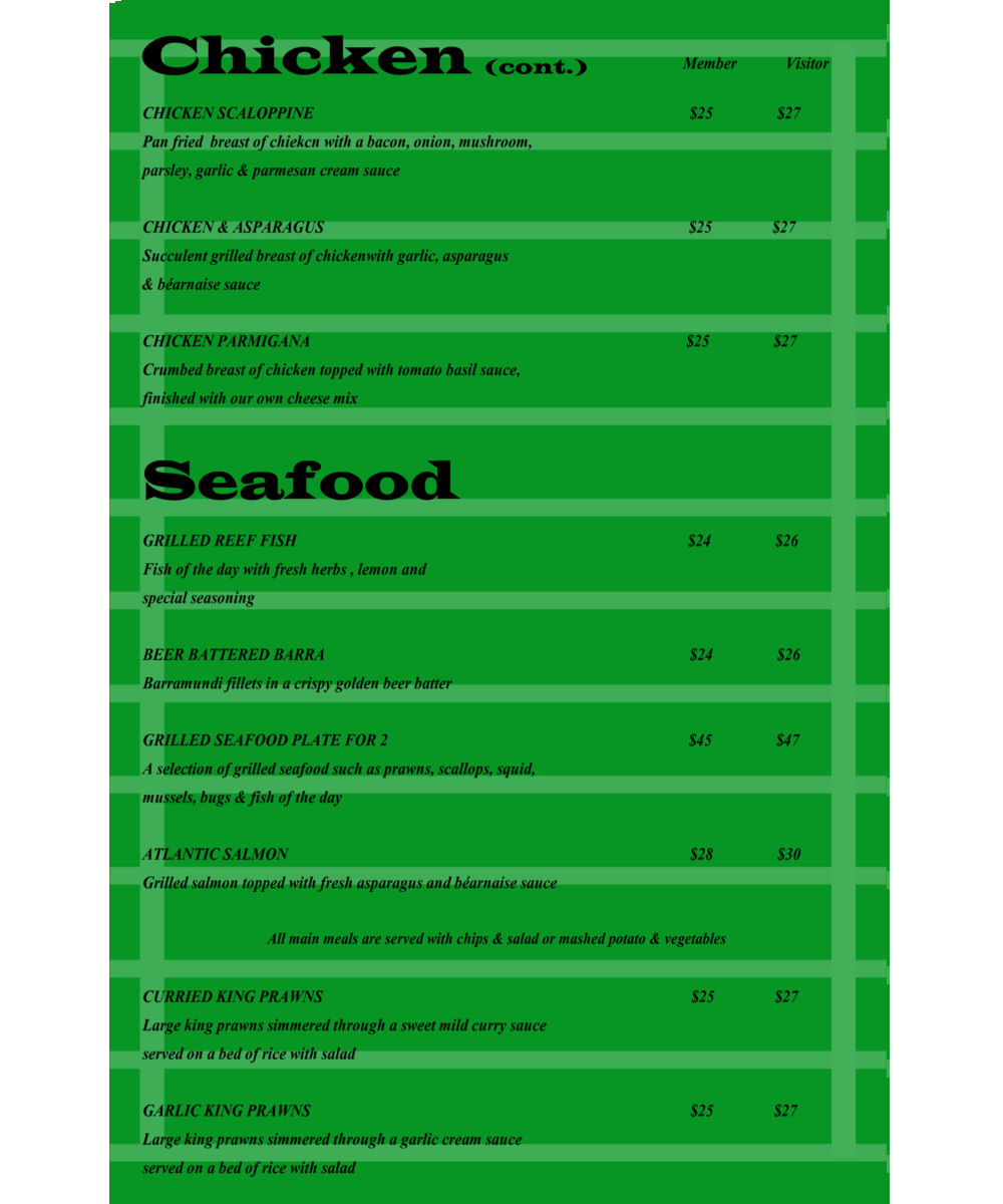 Menu Design by Cheryl Hall Designs for this project | Design #2702709