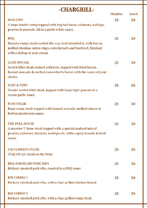 Menu Design by tom.lee for this project | Design: #2675744
