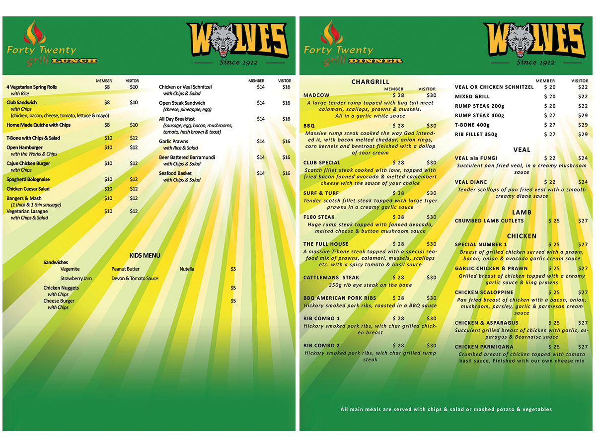 Menu Design by OZdigital for this project | Design #2690046