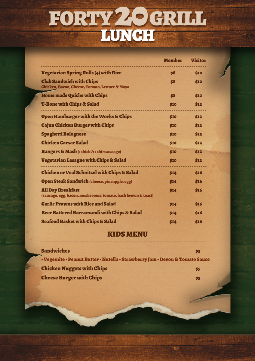 Menu Design by C23design Company for this project | Design #2692285