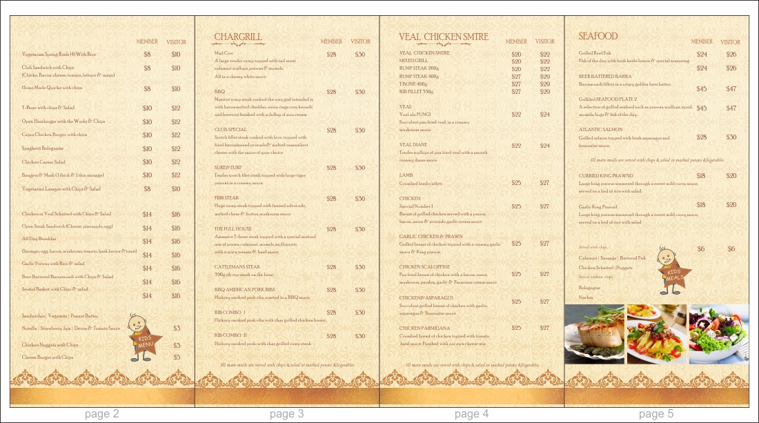 Menu Design by Savitra for this project | Design #2667144