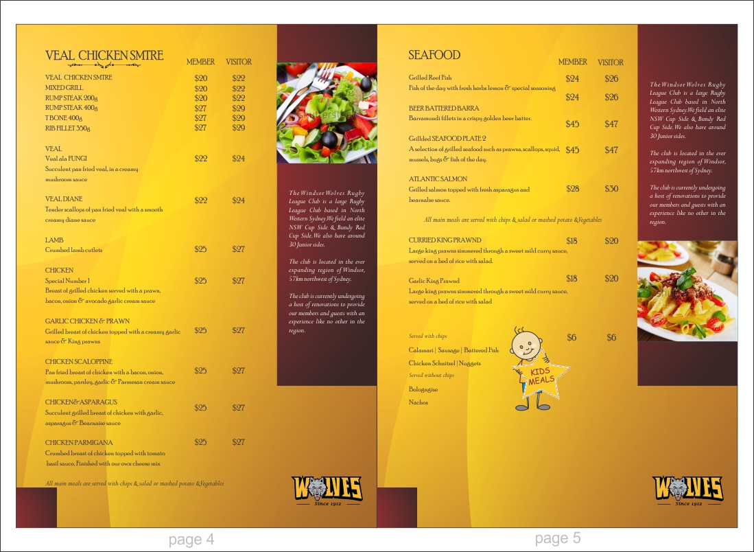 Menu Design by Savitra for this project | Design #2667800
