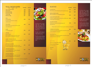 Diseño de Menú por Savitra para este proyecto | Diseño: #2667800