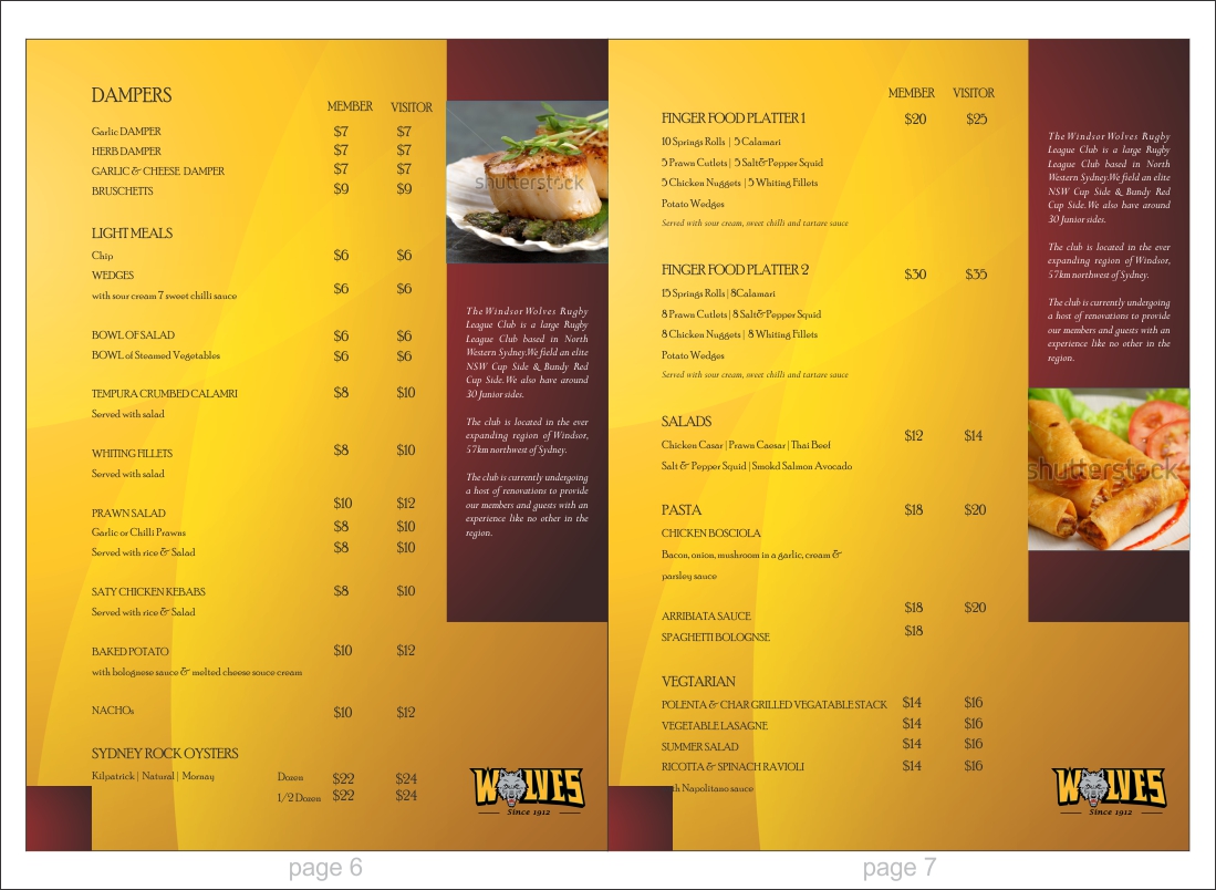Menu Design by Savitra for this project | Design #2667802
