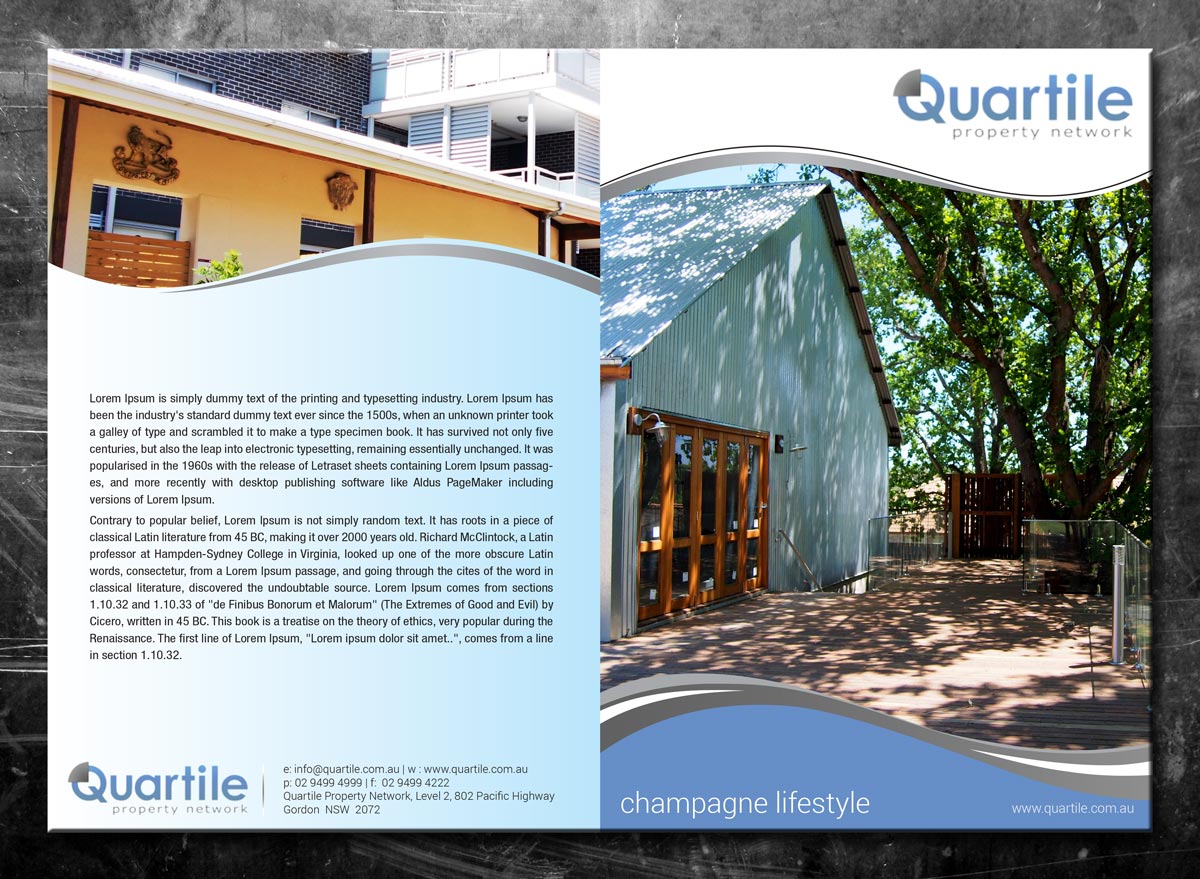 Brochure Design by theblueart for this project | Design #2669403
