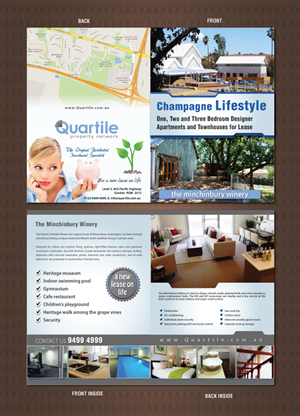 Rental brochure for The Minchinbury Winery | Brochure Design by meet007