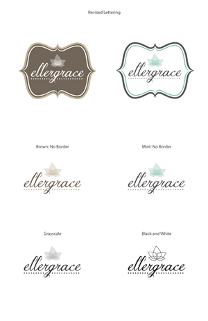 ***easy simple logo*** for  'Ellergrace' - jewellery clothing and accessories - branding  | Letterhead Design by Lisa