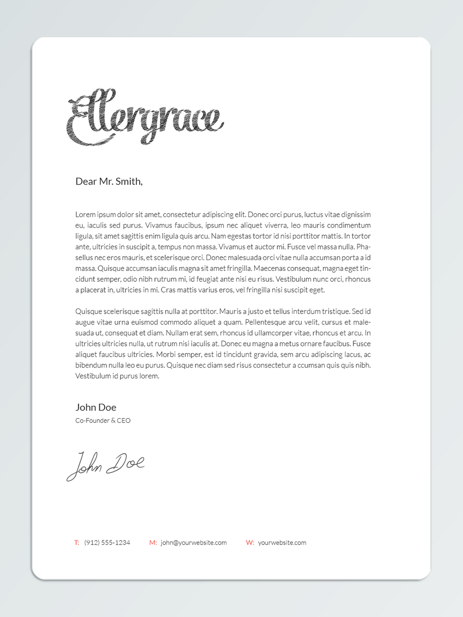 Briefkopf-Design von Michalien für dieses Projekt | Design #2711396