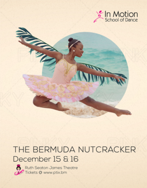 Beach Themed Bermuda Nutcracker Dance Poster | Poster-Design von Pinky 