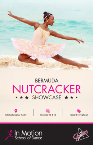 Beach Themed Bermuda Nutcracker Dance Poster | Poster Design by vinz
