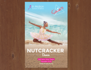 Beach Themed Bermuda Nutcracker Dance Poster | Poster-Design von MNM