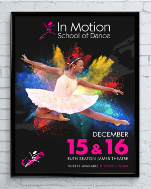 Beach Themed Bermuda Nutcracker Dance Poster | Poster-Design von SAI DESIGNS