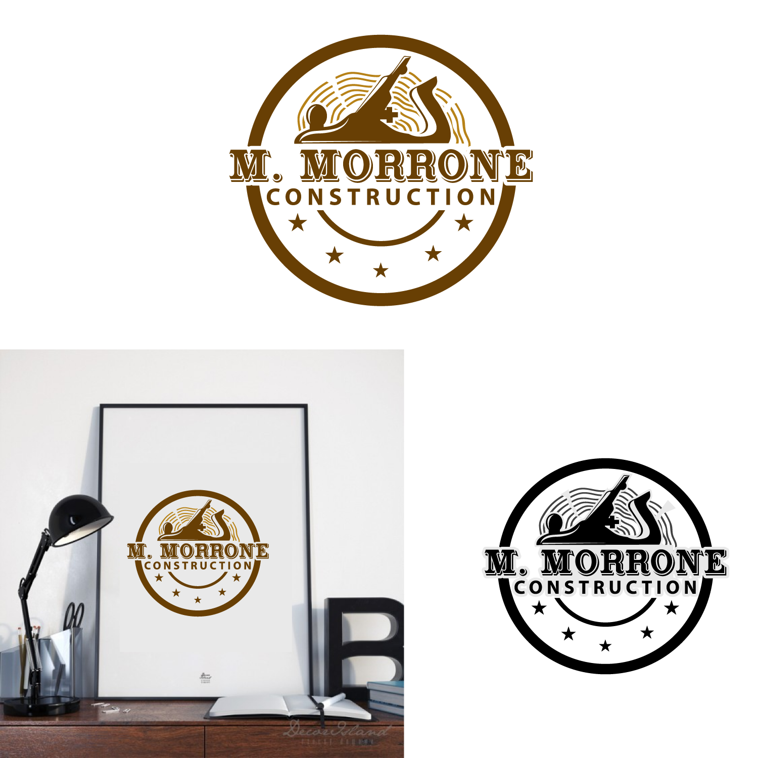 Logo Design by hih7 for M. Morrone Construction | Design: #16704967