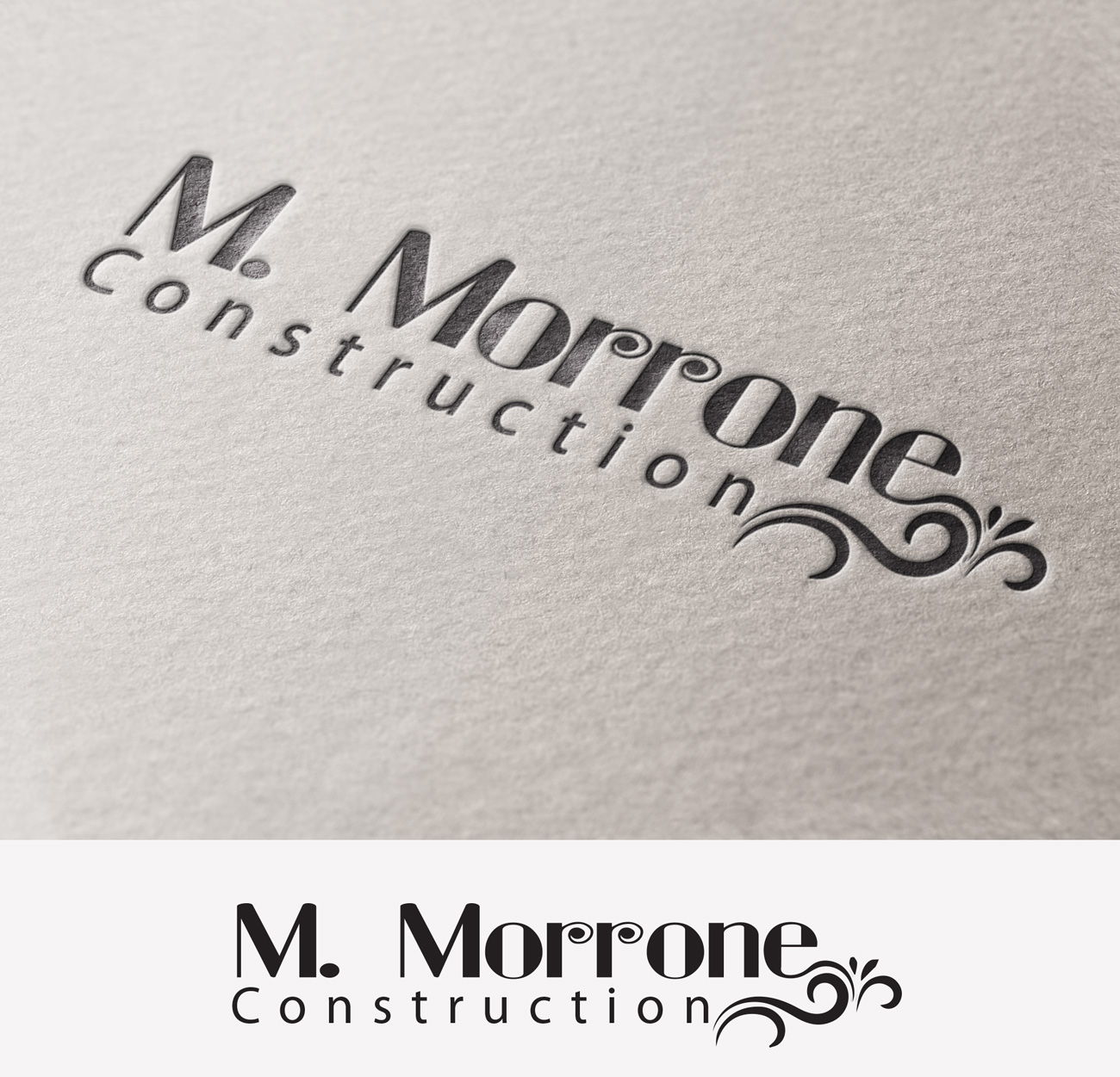 Logo Design by Impressive Solutions for M. Morrone Construction | Design #16684980