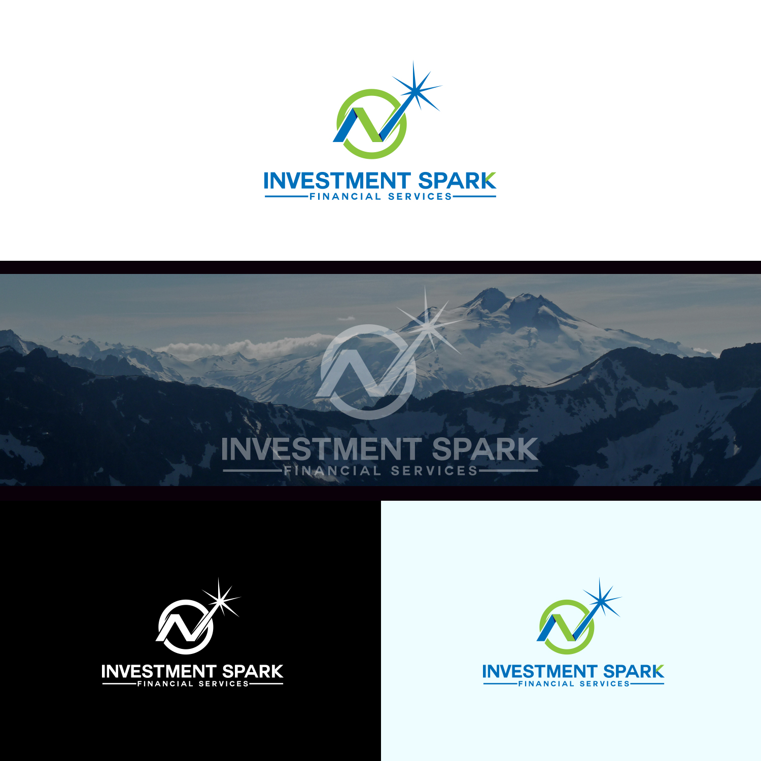 Logo Design by Aliza Creative for Investment Spark | Design #16844229