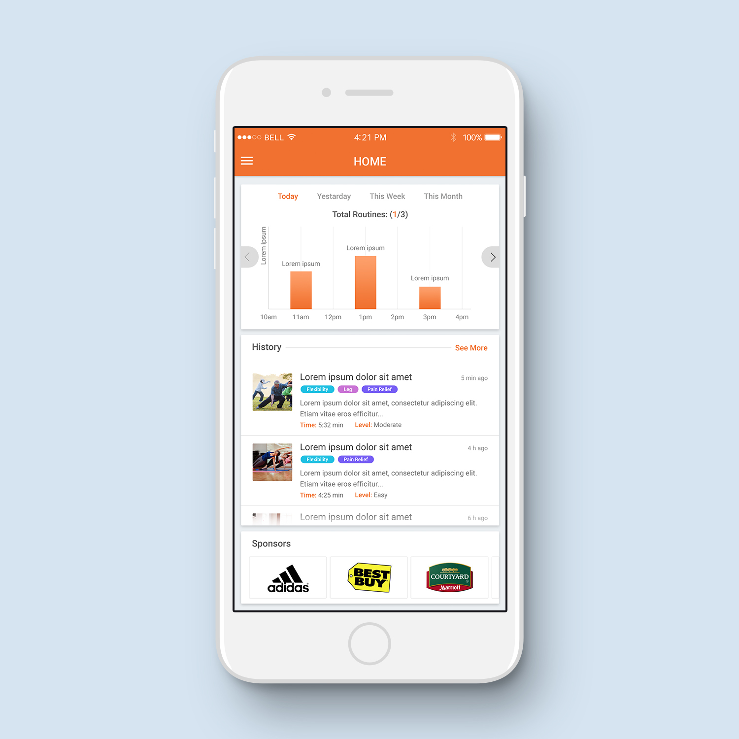 App-Design von manarpan189 für IronTraveler | Design #16697580