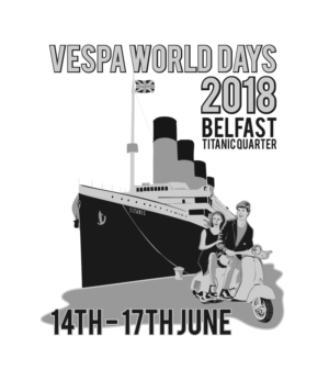 Diseño de Camiseta por takackrist para The Vespa Club of Britain | Diseño: #17093162