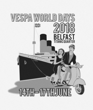 Diseño de Camiseta por takackrist para The Vespa Club of Britain | Diseño: #17094082