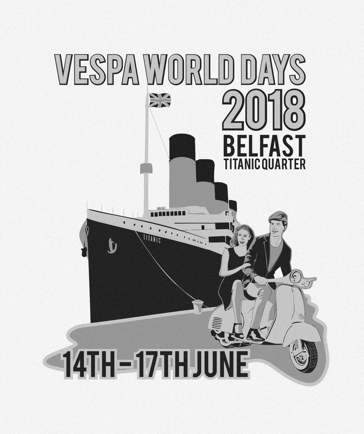 T-Shirt-Design von takackrist für The Vespa Club of Britain | Design #17094083